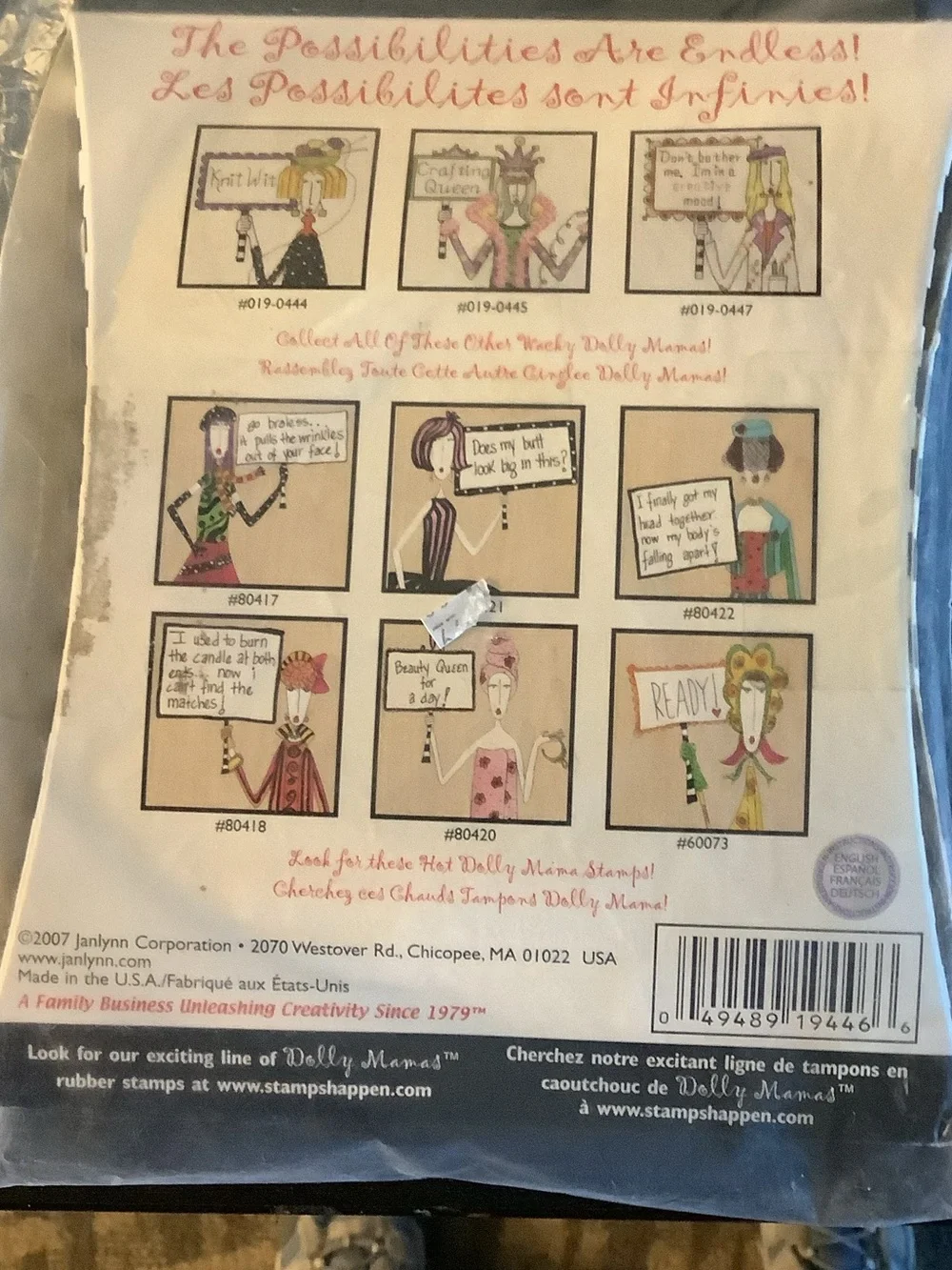 Dolly Mamas Counted Cross Stitch Kit Crazy Quilter #019-0446 NOS
